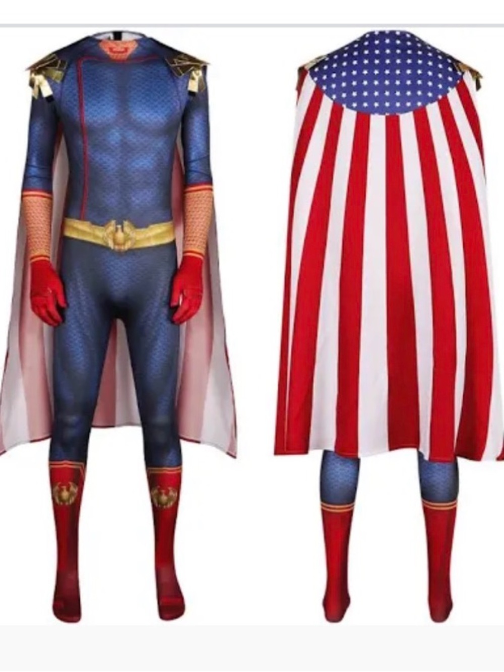 Adult/ Teen Size Large Homelander from The Boys Halloween Costume.